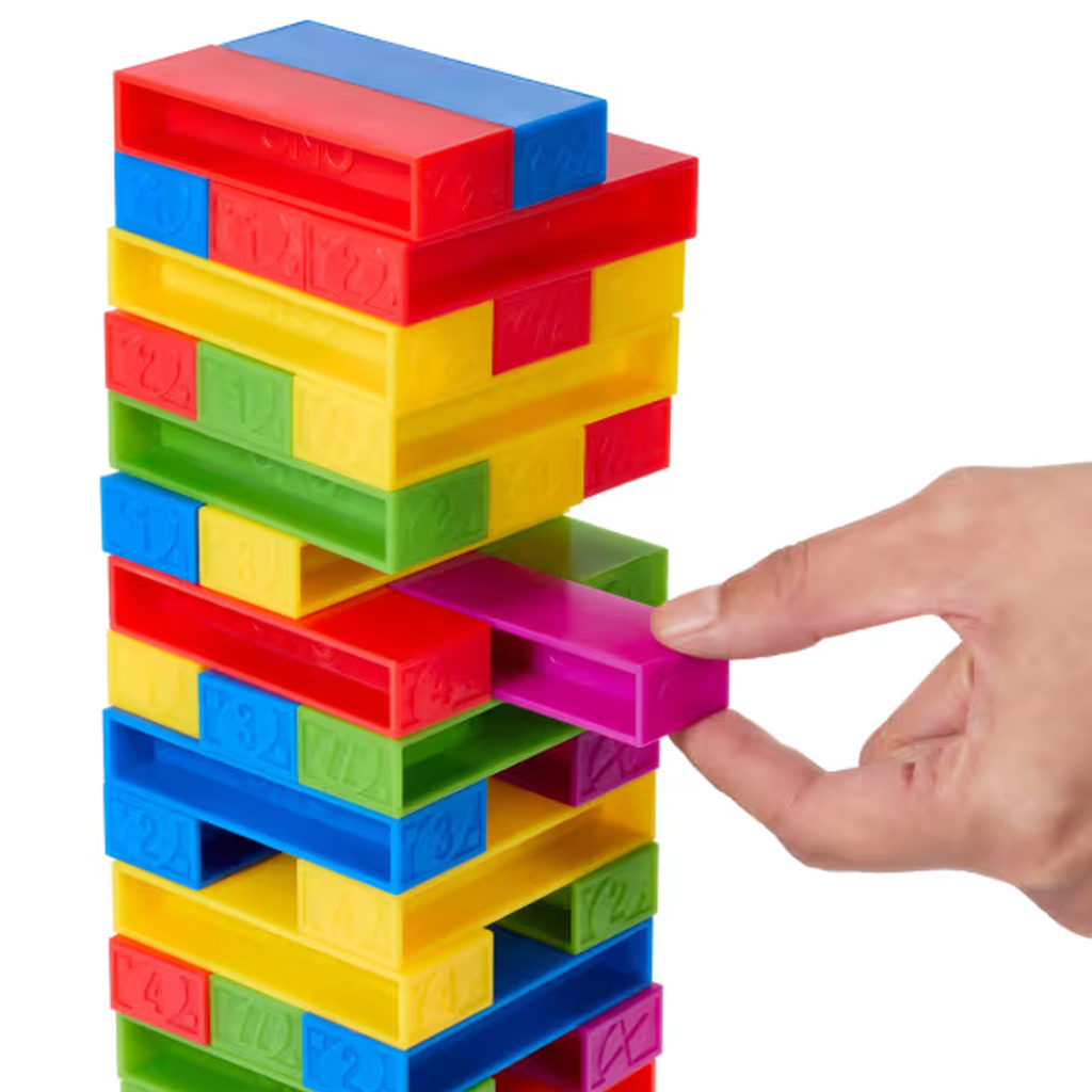 UNO Stacko Gesellschaftsspiel - Mattel Bild 2
