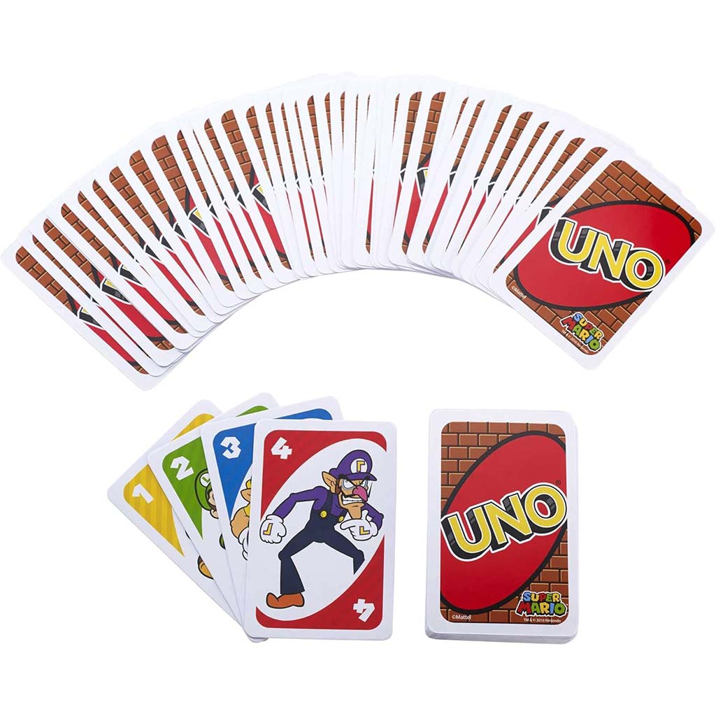 UNO Super Mario Kartenspiel - Mattel Bild 2