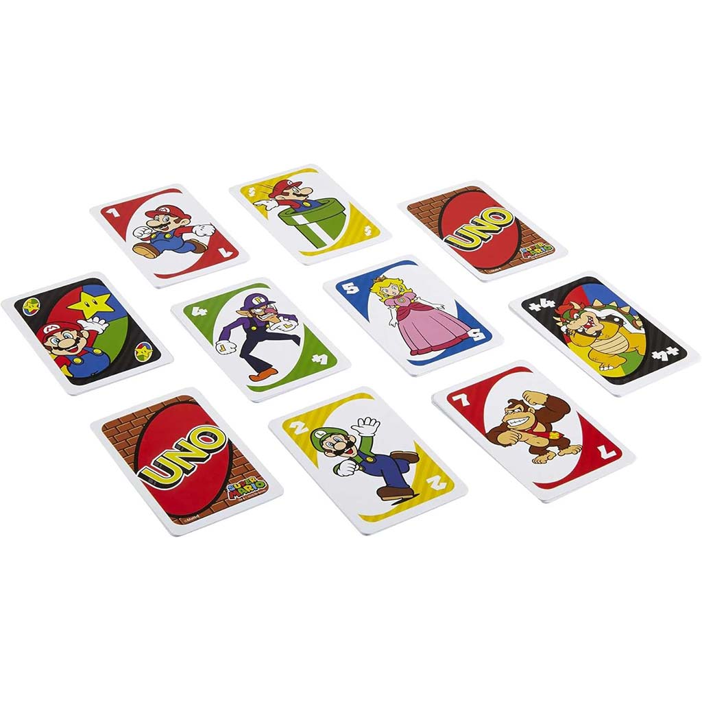 UNO Super Mario Kartenspiel - Mattel Bild 3