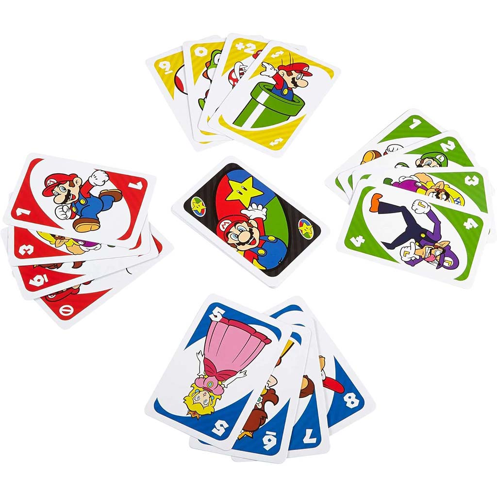 UNO Super Mario Kartenspiel - Mattel Bild 4