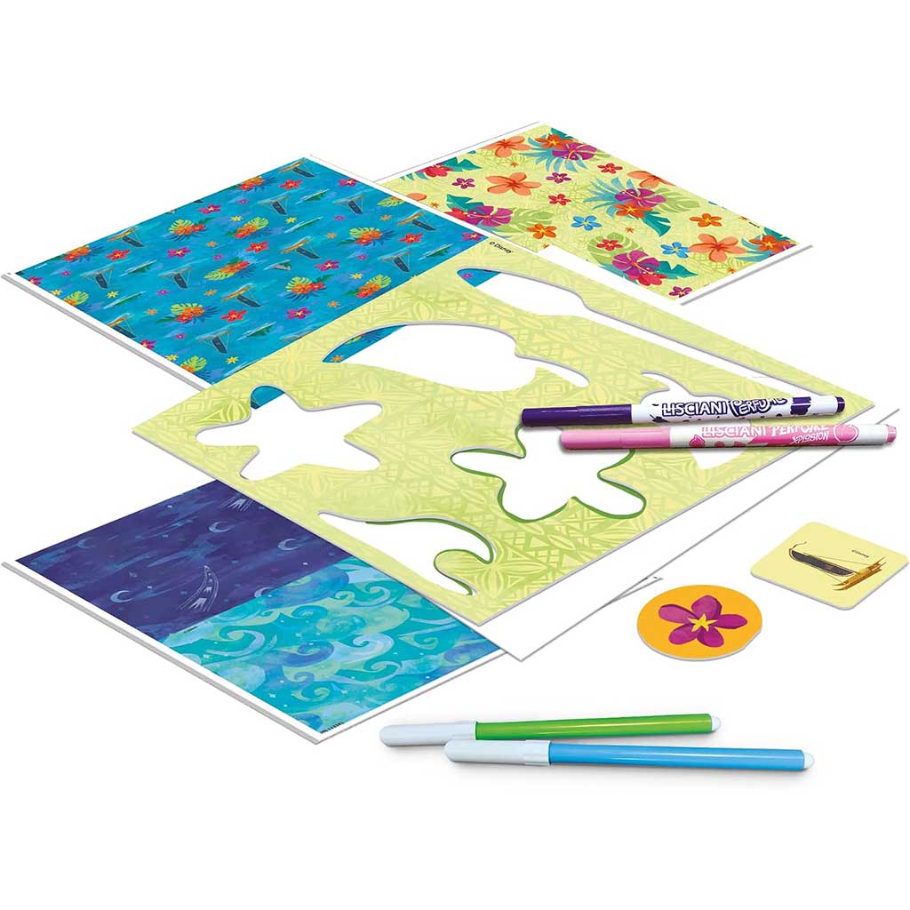 Vaiana 2 Zeichen Schule Set mit leuchtender Zeichenplatte - Lisciani Bild 3