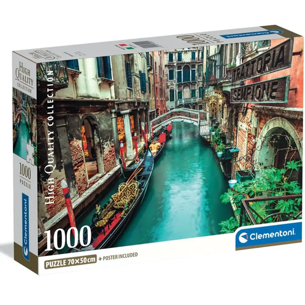 Venezianischer Kanal HQC 1000-teiliges Puzzle - Clementoni Bild 1