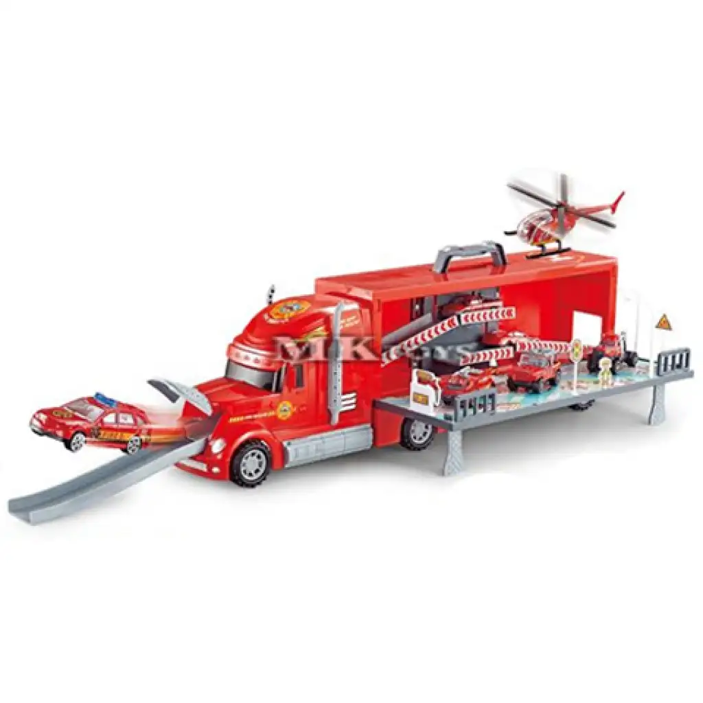 Umwandelbares Feuerwehrwagen tragbares Set Bild 2