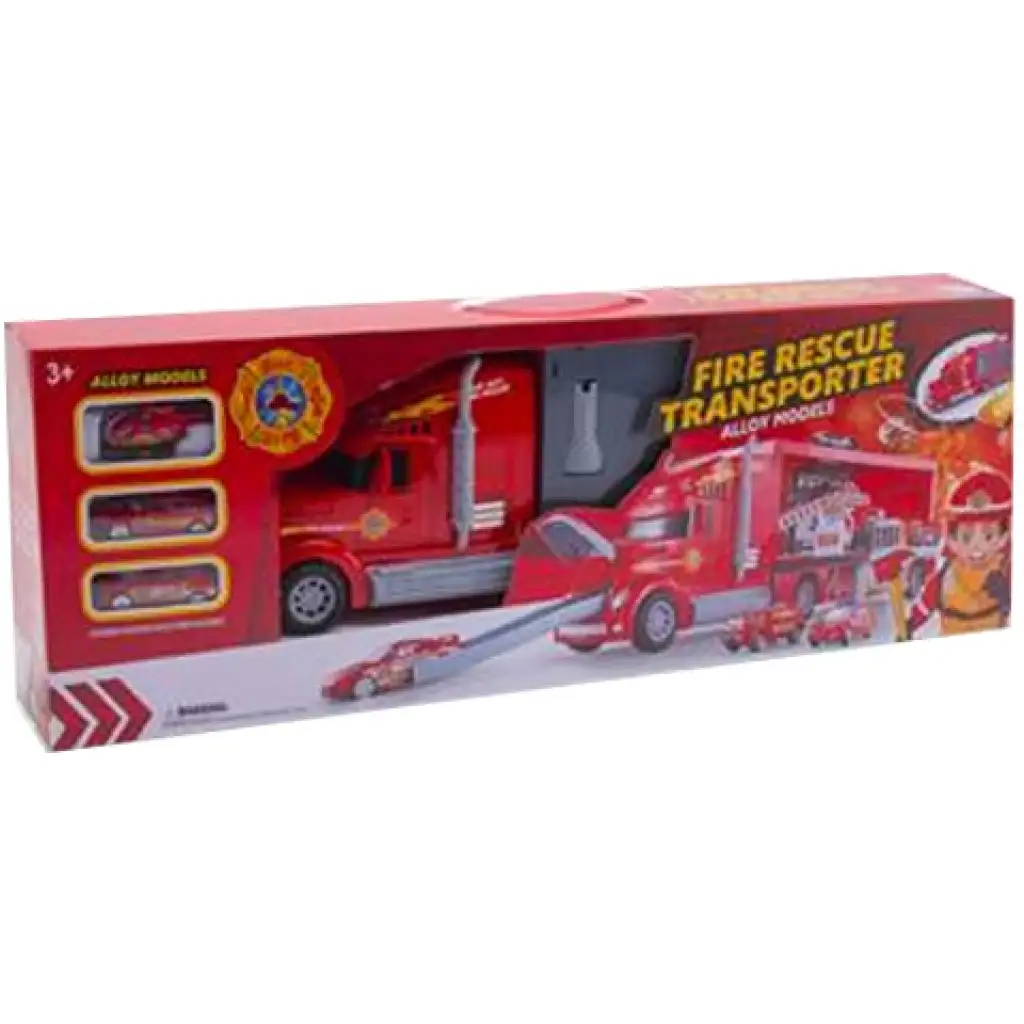 Umwandelbares Feuerwehrwagen tragbares Set Bild 1