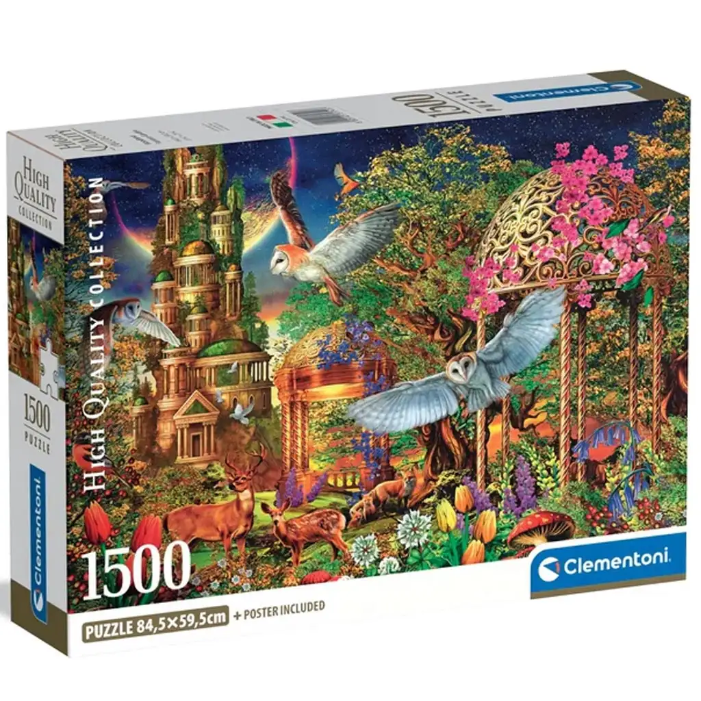 Wald-Fantasiegarten 1500-teiliges HQC Kompakt-Puzzle - Clementoni Bild 1