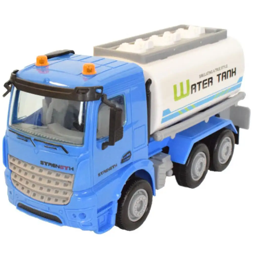 Weiß-blauer Wassertank-LKW 17cm Bild 2