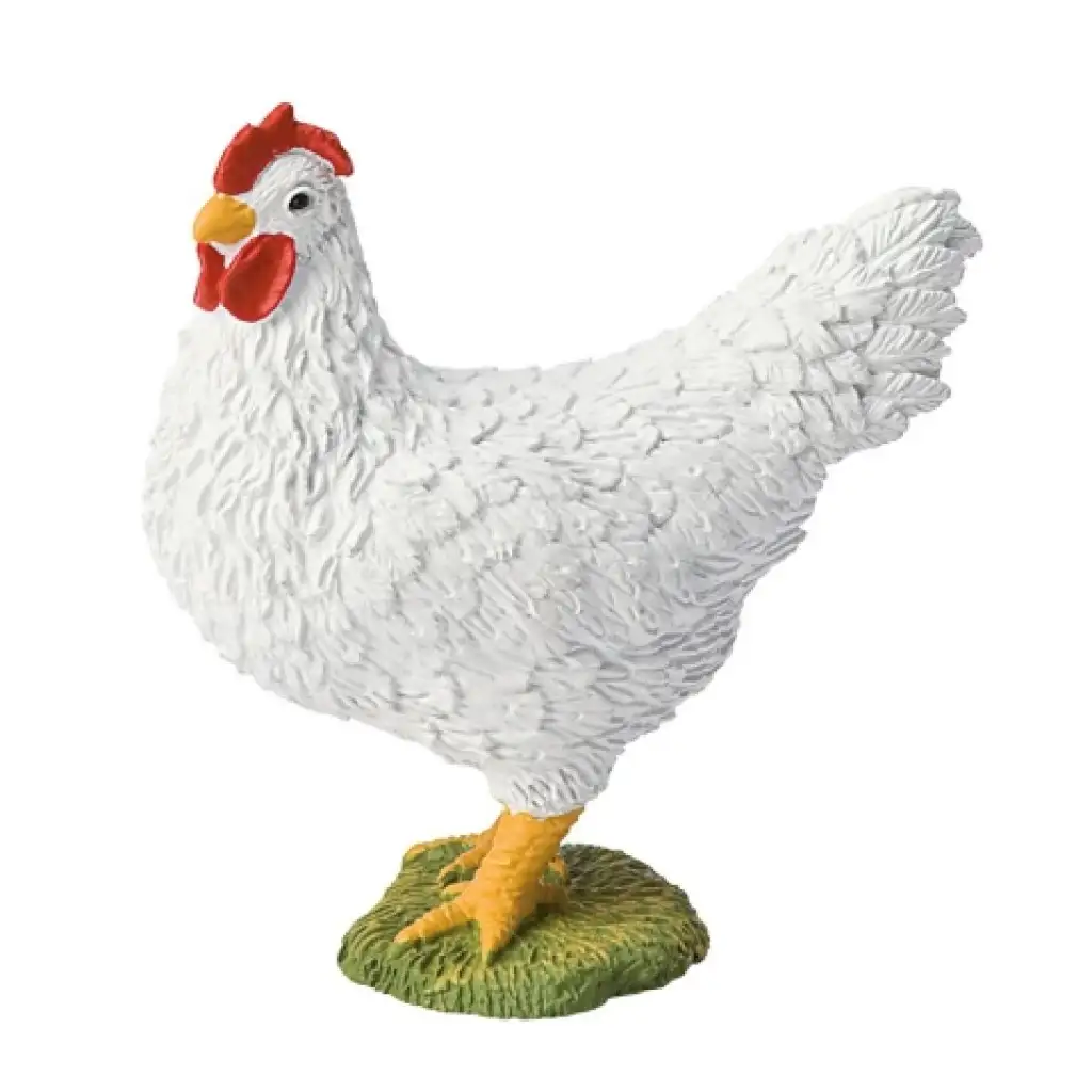 Weiße Hühner-Spielfigur - Bullyland Bild 1