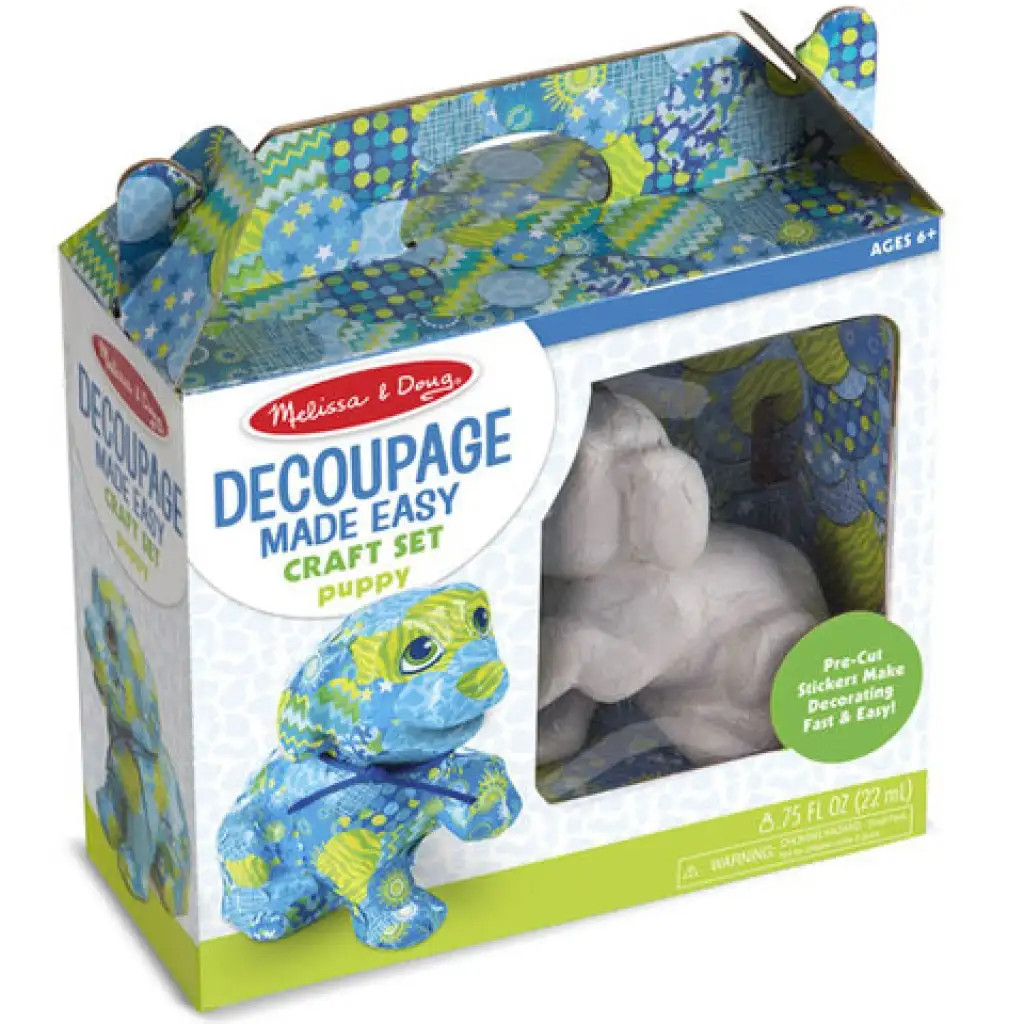 Welpen Decoupage Set - Melissa & Doug Bild 1