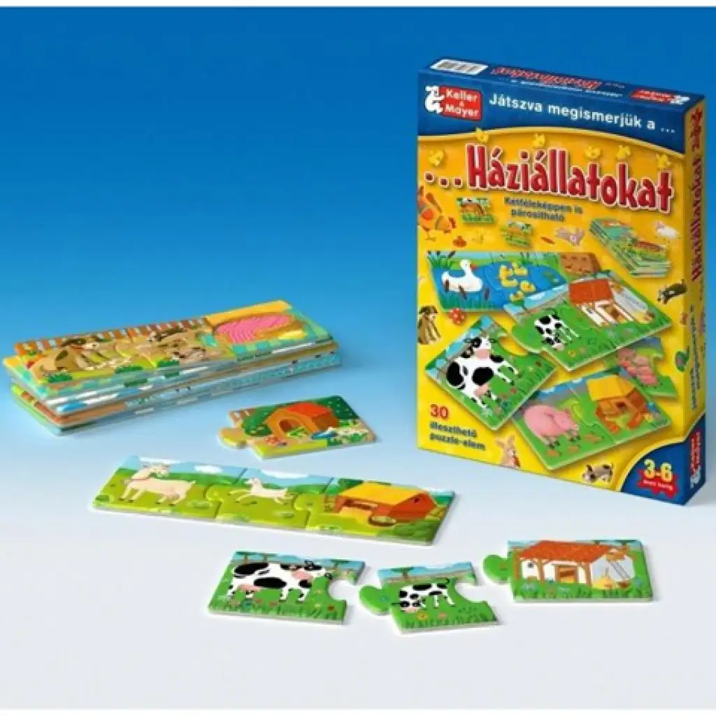 Wir lernen die Haustiere beim Spielen Gesellschaftsspiel Bild 2