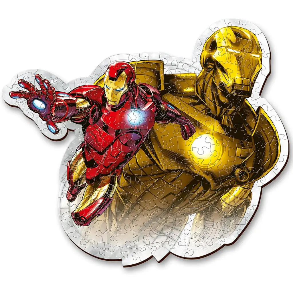 Wood Craft: Marvel Avengers - Iron Man 160-teiliges Premium-Holzpuzzle - Trefl Bild 2