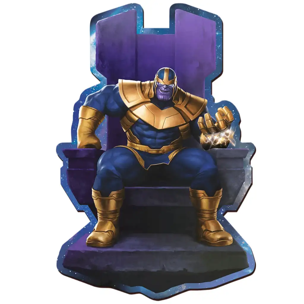 Wood Craft: Marvel Avengers - Thanos auf dem Thron 160-teiliges Premium-Holzpuzzle - Trefl Bild 2