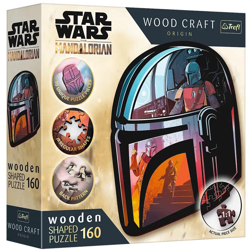 Wood Craft: Star Wars - Der Mandalorianer 160-teiliges Premium-Holzpuzzle - Trefl Bild 1