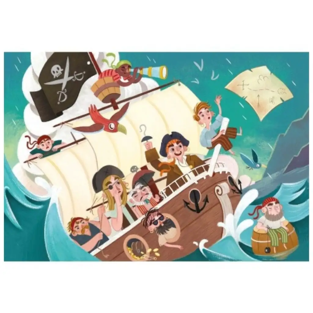 YO HO HO! Piraten 24-teiliges Maxi-Puzzle - Clementoni Bild 2