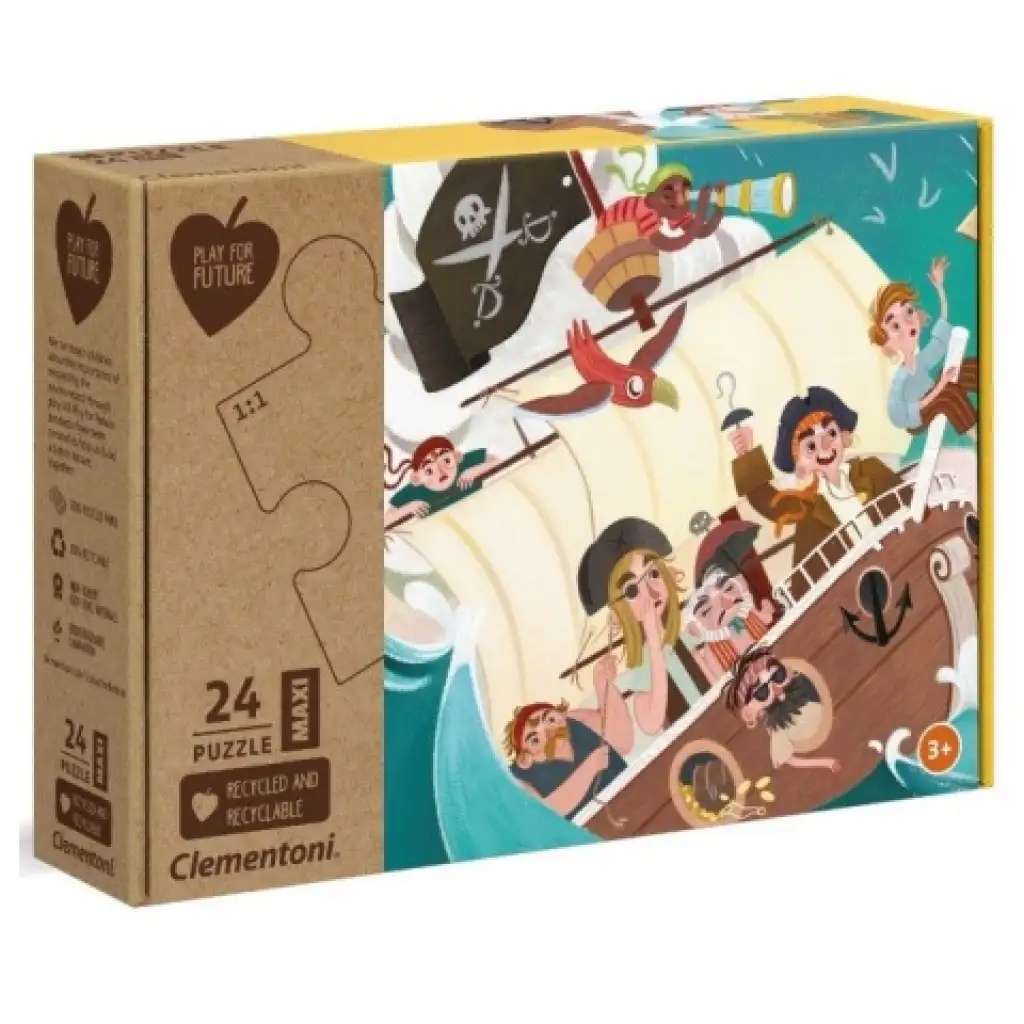 YO HO HO! Piraten 24-teiliges Maxi-Puzzle - Clementoni Bild 1