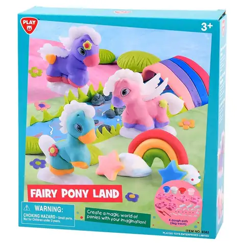 Zauberhafte Pony Knetset - Playgo Bild 1