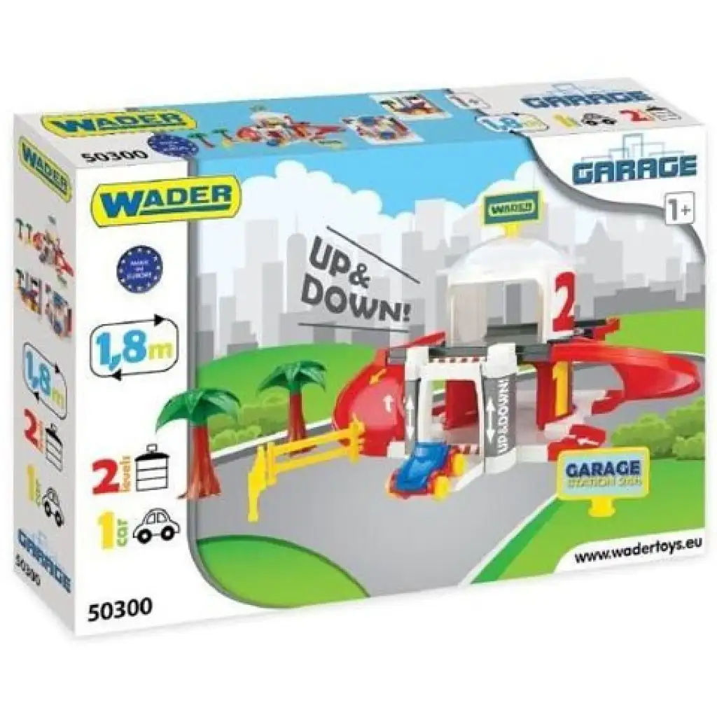 Zweistöckiges Garagenset mit Aufzug - Wader Bild 1