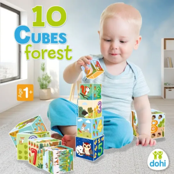 10+Cube+Würfelstapelspiel - Wald Bild 2