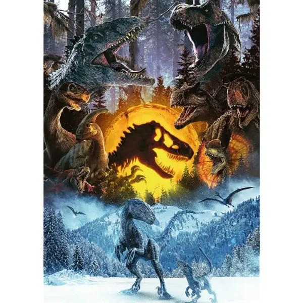 1000-teilige Puzzle in der Welt von Jurassic Park - Trefl Bild 2