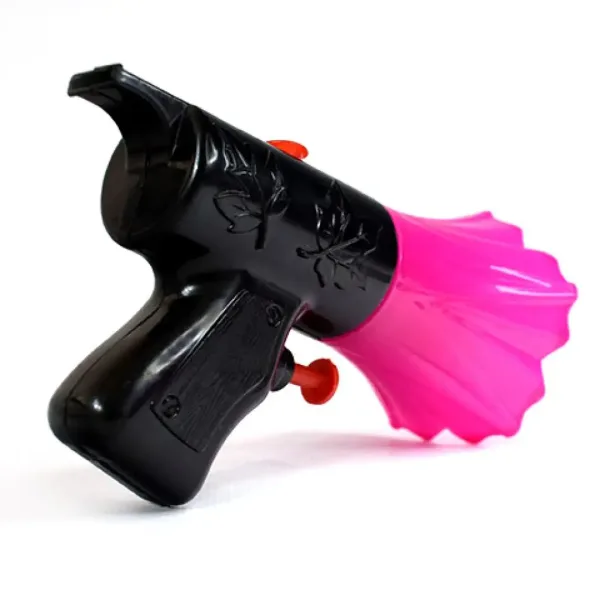 2-in-1 Wasserpistole und Pfeife in Schwarz-Pink Bild 3