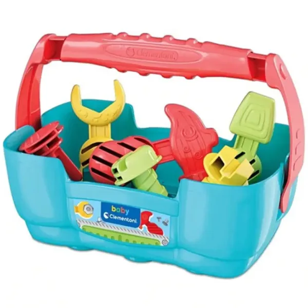 2-in-1 Werkbank und Werkzeugkiste mit Werkzeugen - Clementoni Baby Bild 3