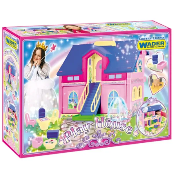 2-stöckiges Puppenhaus mit Möbeln - Wader Bild 2
