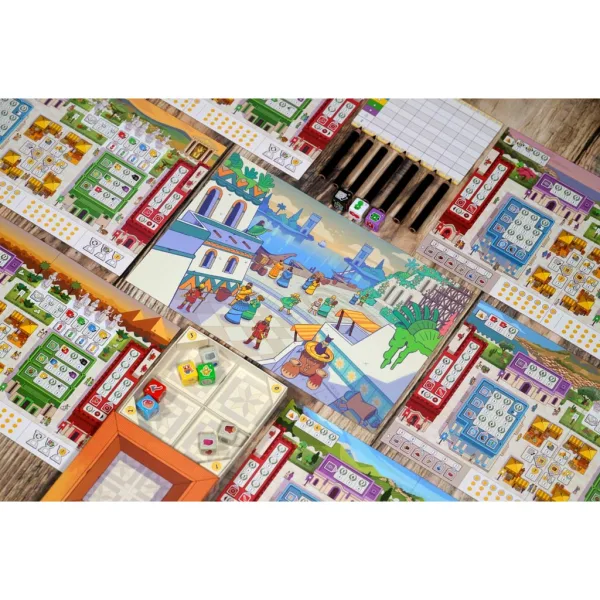 7 Wunder – Würfelspiel Brettspiel Bild 3