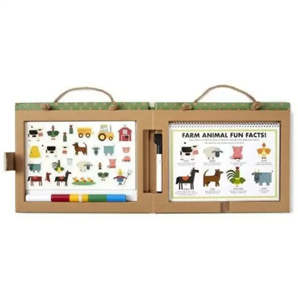 Abwischbares Zeichen- und Magnetbauernhof-Spielset - Melissa & Doug Bild 3