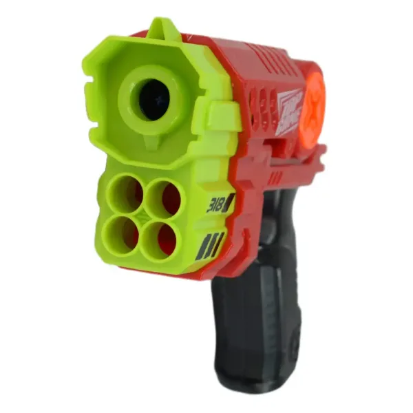 Air Blaster: EVA-Schaumstoffschusswaffe mit Zielscheibe und Munition 19x14cm Bild 5
