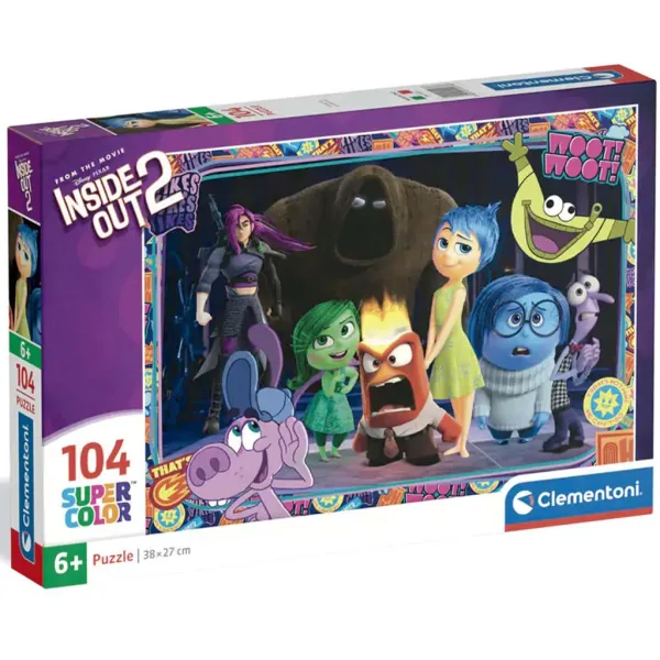 Alles steht Kopf 2 Woot Woot 104-teiliges Supercolor Puzzle – Clementoni Bild 1