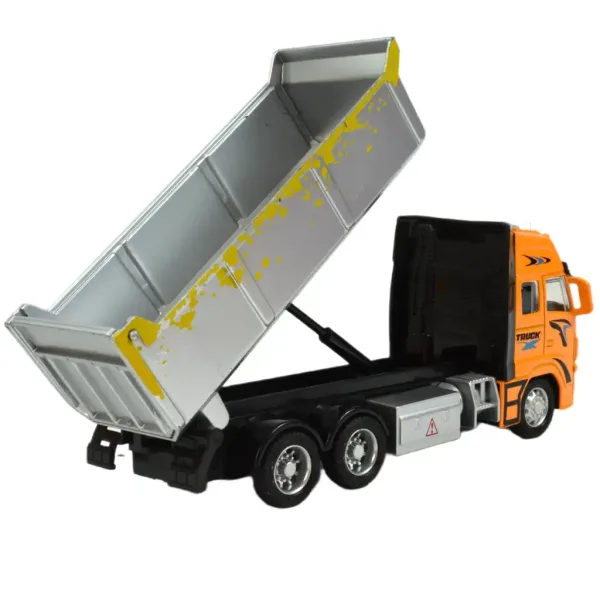 Alloy Car: Schwungrad-Kipplaster mit Licht und Ton 19cm Bild 3