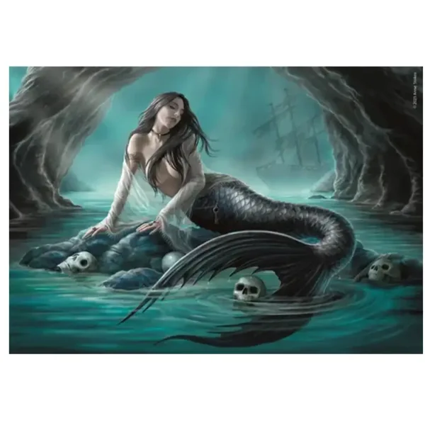 Anna Stokes - Die Flucht der Sirene 1000 Teile Puzzle mit Poster - Clementoni Bild 2