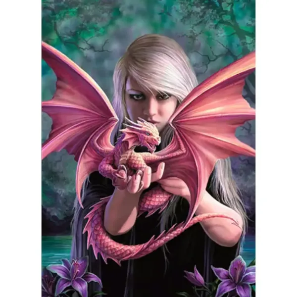 Anne Stokes: Dragonkin 1000-teilige Puzzle - Clementoni Bild 2