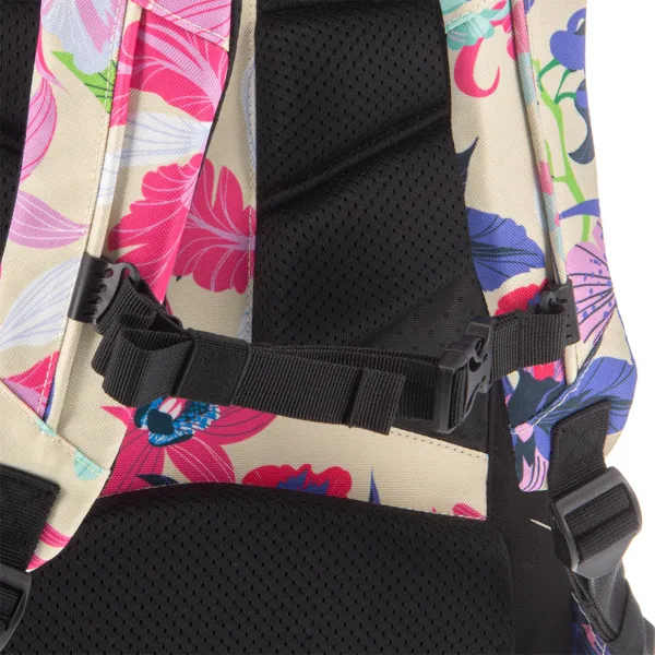 Ars Una: Beach Flowers ergonomischer Schulrucksack mit Blumenmuster, 33x45x24 cm Bild 4