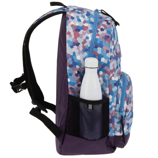 Ars Una: Caleidoscope-blauer Schulrucksack AU-14 32 x 51 x 25 cm Bild 2