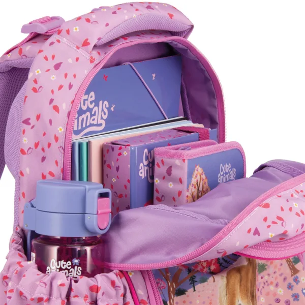 Ars Una: Cute Animals – Horse, anatomischer Schulrucksack, 33 x 42 x 21 cm Bild 5