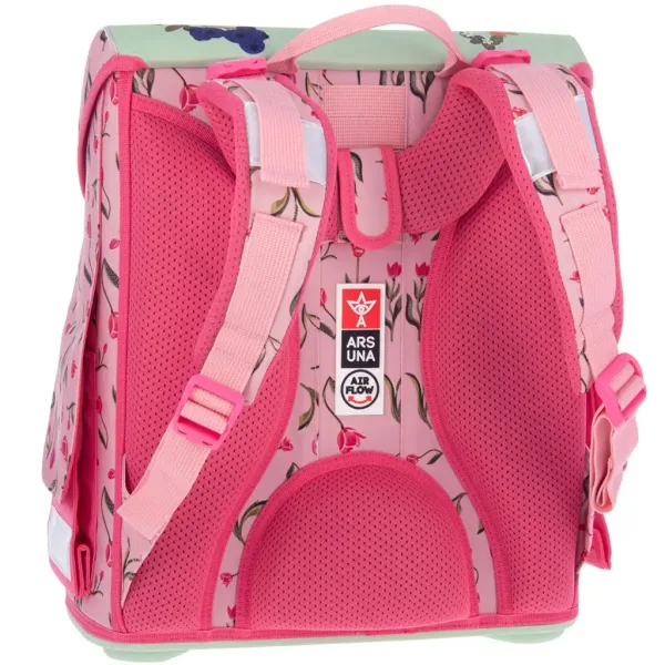 Ars Una: Cute Animals Doggie kompakter ergonomischer Schulranzen mit Magnetverschluss, Rucksack 33x41x24cm Bild 4