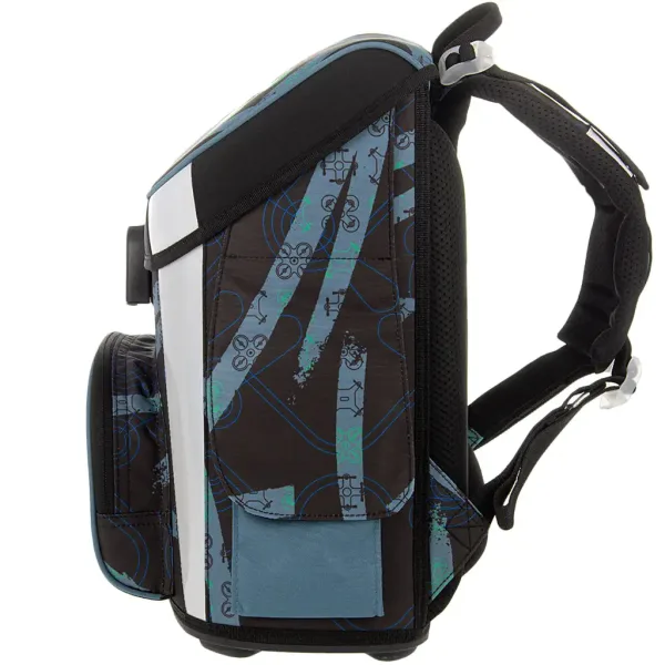 Ars Una: Drone Pro kompakter, ergonomischer Schulranzen mit Magnetverschluss, Rucksack 33x41x24 cm Bild 3