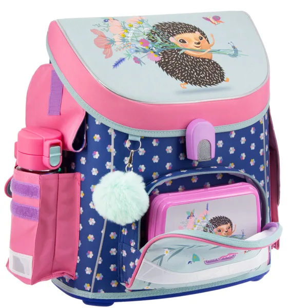Ars Una: Frische Blumen Schultasche/Rucksack mit Magnetverschluss, 33 x 41 x 24 cm Bild 7