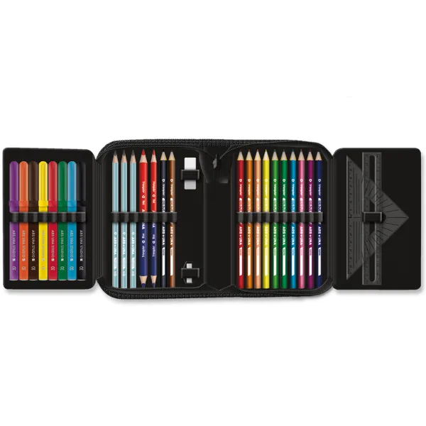 Ars Una: Gamers HUD aufklappbares, gefülltes Federmäppchen 13×19×4 cm Bild 2