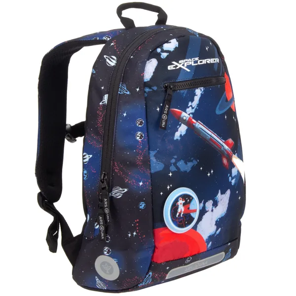 Ars Una: Space Explorer Daylite Mini-Rucksack 27 x 39 x 14 cm Bild 2