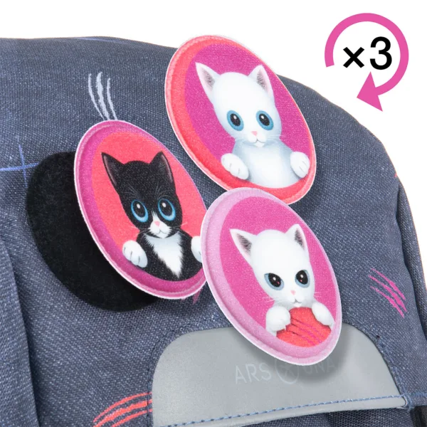 Ars Una: Think Pink Easy-Pack Schultasche, Rucksack 27x38x18 cm Bild 7