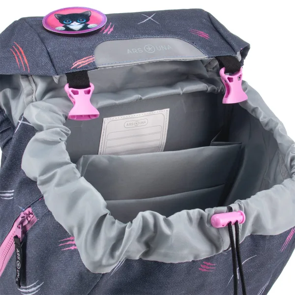 Ars Una: Think Pink Easy-Pack Schultasche, Rucksack 27x38x18 cm Bild 8