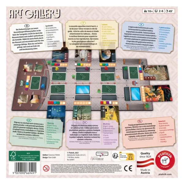 Art Gallery Brettspiel - Piatnik Bild 3