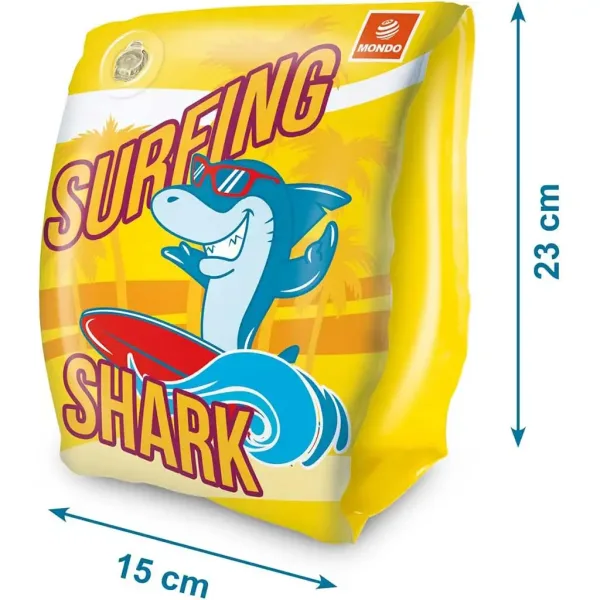 Aufblasbare Schwimmflügel mit Haifischmuster - Mondo Toys Bild 2