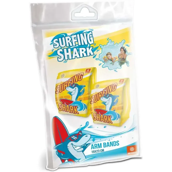 Aufblasbare Schwimmflügel mit Haifischmuster - Mondo Toys Bild 3