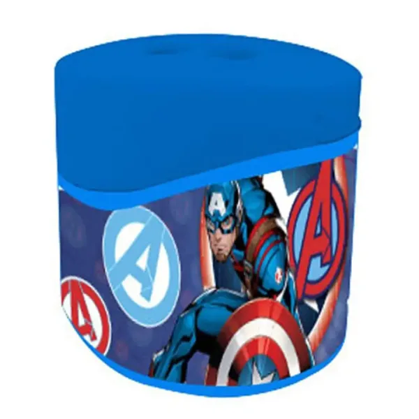 Avengers Kunststoffbehälter-Doppelspitzer mit Captain America-Motiv Bild 2