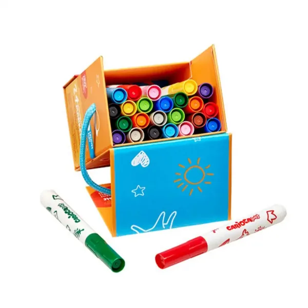 Baby 24er abwaschbares Filzstift-Set - Carioca Bild 2