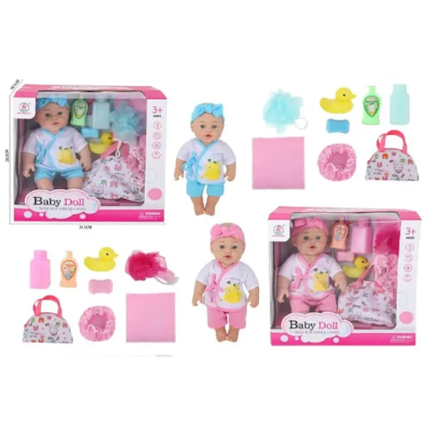Baby Dolls Neugeborenenpuppe mit Badeset, in zwei Varianten Bild 2