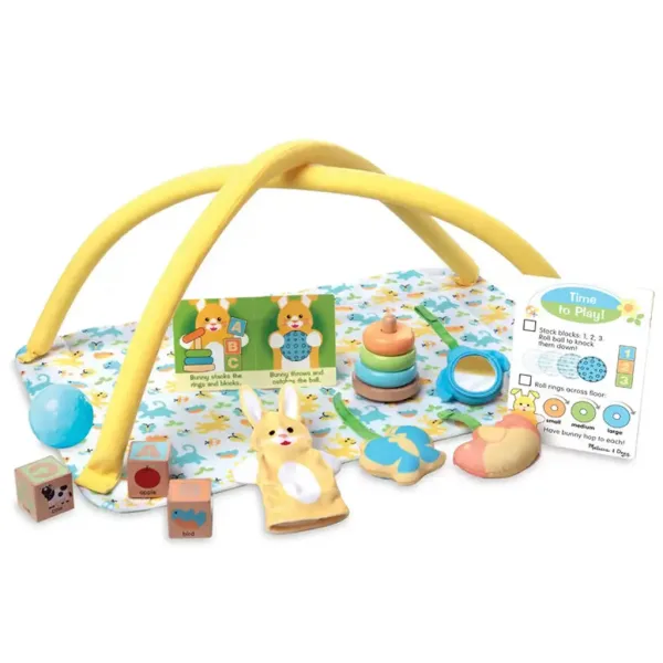 Puppen und Puppenhäuser – Puppen-Spielmatte mit Spielzeug – Melissa & Doug Bild 2
