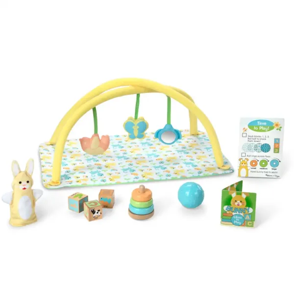 Puppen und Puppenhäuser – Puppen-Spielmatte mit Spielzeug – Melissa & Doug Bild 4